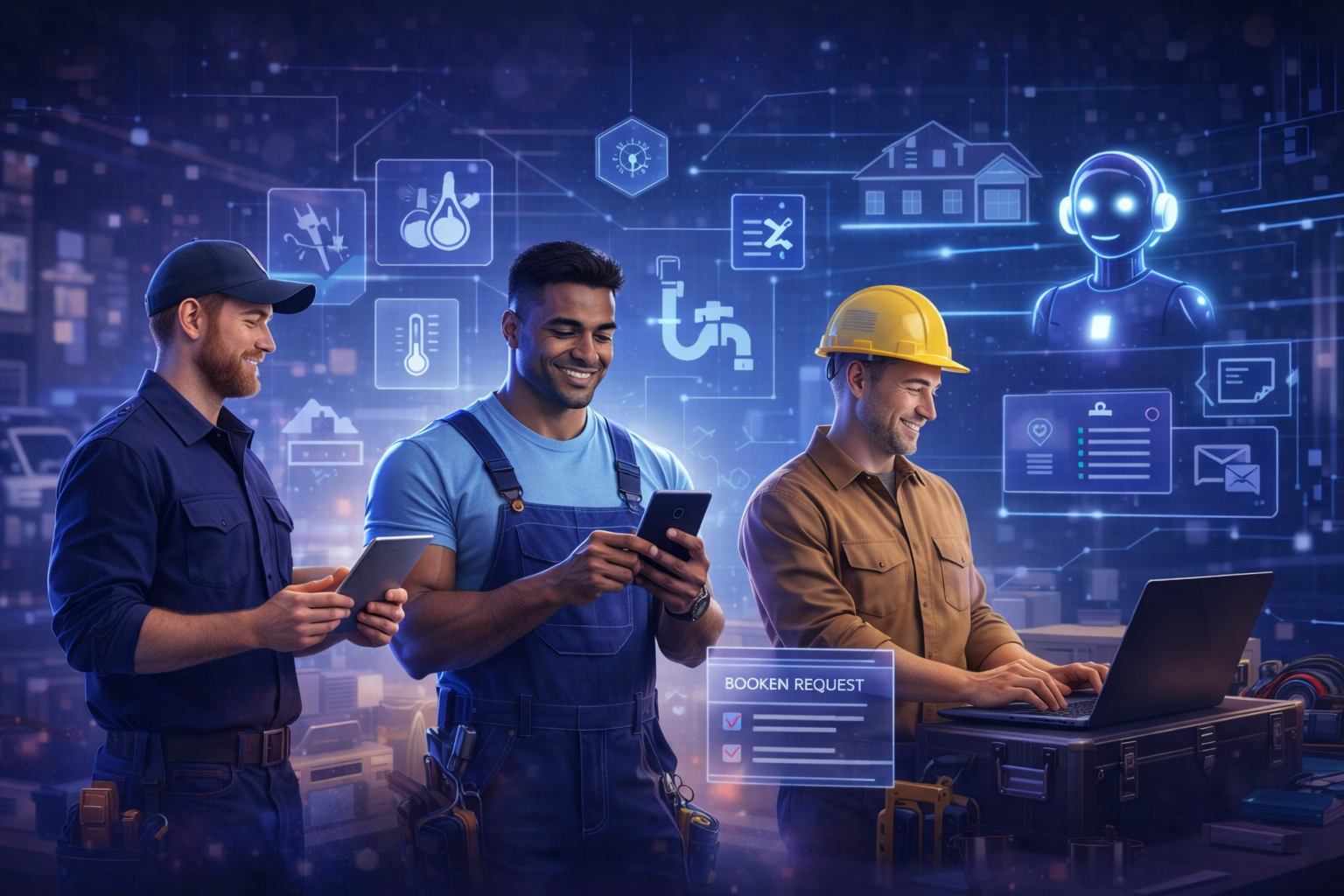 Home services platform - left half